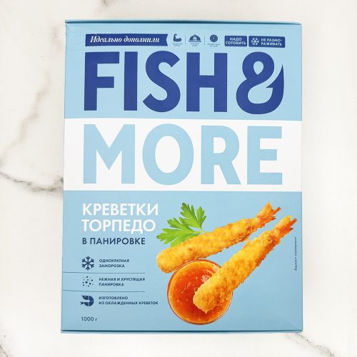 Креветки Торпедо в панировке Fish&More | 500гр